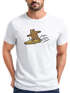 Herren T-Shirt Bär Print Surfer Surfboard Sommer Printshirt Grafikshirt Fashion Streetstyle Neverless®preview