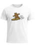 Herren T-Shirt Bär Print Surfer Surfboard Sommer Printshirt Grafikshirt Fashion Streetstyle Neverless®preview