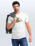 Herren T-Shirt Bär Print Surfer Surfboard Sommer Printshirt Grafikshirt Fashion Streetstyle Neverless®preview