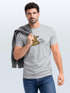 Herren T-Shirt Bär Print Surfer Surfboard Sommer Printshirt Grafikshirt Fashion Streetstyle Neverless®preview