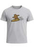 Herren T-Shirt Bär Print Surfer Surfboard Sommer Printshirt Grafikshirt Fashion Streetstyle Neverless®preview