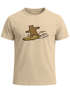 Herren T-Shirt Bär Print Surfer Surfboard Sommer Printshirt Grafikshirt Fashion Streetstyle Neverless®preview