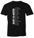 Herren T-Shirt Bart-O-Meter Skala Messlatte Lineal Skala Fun-Shirt Moonworks®preview