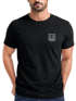 Herren T-Shirt Baumwolle mit Brustlogo bedruckt Polygon Tiger  Sommer Fashion Männer Streetstyle Neverless®preview