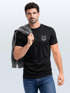 Herren T-Shirt Baumwolle mit Brustlogo bedruckt Polygon Tiger  Sommer Fashion Männer Streetstyle Neverless®preview