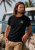 Herren T-Shirt Baumwolle mit Brustlogo bedruckt Polygon Tiger  Sommer Fashion Männer Streetstyle Neverless®preview