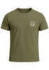 Herren T-Shirt Baumwolle mit Brustlogo bedruckt Polygon Tiger  Sommer Fashion Männer Streetstyle Neverless®preview