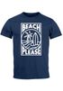 Herren T-Shirt Beach Please Surfing Surfboard Wave Welle Sommer Print Fashion Streetstyle Neverless®preview