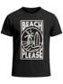 Herren T-Shirt Beach Please Surfing Surfboard Wave Welle Sommer Print Fashion Streetstyle Neverless®preview