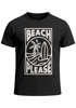 Herren T-Shirt Beach Please Surfing Surfboard Wave Welle Sommer Print Fashion Streetstyle Neverless®preview