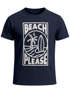Herren T-Shirt Beach Please Surfing Surfboard Wave Welle Sommer Print Fashion Streetstyle Neverless®preview