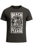 Herren T-Shirt Beach Please Surfing Surfboard Wave Welle Sommer Print Fashion Streetstyle Neverless®preview