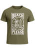 Herren T-Shirt Beach Please Surfing Surfboard Wave Welle Sommer Print Fashion Streetstyle Neverless®preview