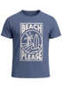 Herren T-Shirt Beach Please Surfing Surfboard Wave Welle Sommer Print Fashion Streetstyle Neverless®preview