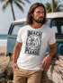 Herren T-Shirt Beach Please Surfing Surfboard Wave Welle Sommer Print Fashion Streetstyle Neverless®preview