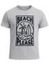 Herren T-Shirt Beach Please Surfing Surfboard Wave Welle Sommer Print Fashion Streetstyle Neverless®preview