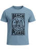 Herren T-Shirt Beach Please Surfing Surfboard Wave Welle Sommer Print Fashion Streetstyle Neverless®preview