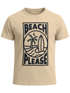 Herren T-Shirt Beach Please Surfing Surfboard Wave Welle Sommer Print Fashion Streetstyle Neverless®preview