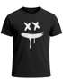 Herren T-Shirt Bedruckt Aufdruck Creepy Smile Sneaky Print Fashion Streetstyle Neverless® preview