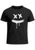 Herren T-Shirt Bedruckt Aufdruck Creepy Smile Sneaky Print Fashion Streetstyle Neverless® preview