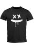 Herren T-Shirt Bedruckt Aufdruck Creepy Smile Sneaky Print Fashion Streetstyle Neverless® preview