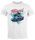 Herren T-Shirt Bedruckt Miami Beach Surfing Motiv USA Retro Automobil 80er Fashion Streetstyle Neverless®preview