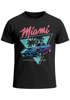 Herren T-Shirt Bedruckt Miami Beach Surfing Motiv USA Retro Automobil 80er Fashion Streetstyle Neverless®preview