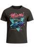 Herren T-Shirt Bedruckt Miami Beach Surfing Motiv USA Retro Automobil 80er Fashion Streetstyle Neverless®preview