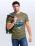 Herren T-Shirt Bedruckt Miami Beach Surfing Motiv USA Retro Automobil 80er Fashion Streetstyle Neverless®preview