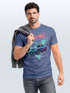 Herren T-Shirt Bedruckt Miami Beach Surfing Motiv USA Retro Automobil 80er Fashion Streetstyle Neverless®preview