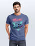 Herren T-Shirt Bedruckt Miami Beach Surfing Motiv USA Retro Automobil 80er Fashion Streetstyle Neverless®preview