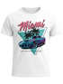 Herren T-Shirt Bedruckt Miami Beach Surfing Motiv USA Retro Automobil 80er Fashion Streetstyle Neverless®preview