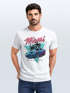 Herren T-Shirt Bedruckt Miami Beach Surfing Motiv USA Retro Automobil 80er Fashion Streetstyle Neverless®preview