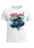 Herren T-Shirt Bedruckt Miami Beach Surfing Motiv USA Retro Automobil 80er Fashion Streetstyle Neverless®preview