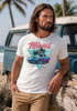 Herren T-Shirt Bedruckt Miami Beach Surfing Motiv USA Retro Automobil 80er Fashion Streetstyle Neverless®preview