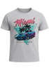 Herren T-Shirt Bedruckt Miami Beach Surfing Motiv USA Retro Automobil 80er Fashion Streetstyle Neverless®preview