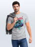 Herren T-Shirt Bedruckt Miami Beach Surfing Motiv USA Retro Automobil 80er Fashion Streetstyle Neverless®preview