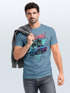 Herren T-Shirt Bedruckt Miami Beach Surfing Motiv USA Retro Automobil 80er Fashion Streetstyle Neverless®preview