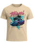 Herren T-Shirt Bedruckt Miami Beach Surfing Motiv USA Retro Automobil 80er Fashion Streetstyle Neverless®preview