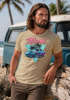 Herren T-Shirt Bedruckt Miami Beach Surfing Motiv USA Retro Automobil 80er Fashion Streetstyle Neverless®preview