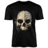 Herren T-Shirt Bedruckt Totenkopf Totenschädel Skull Tattoo Tribal Print Aufdruck Fashion Streetstyle Neverless®preview