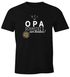 Herren T-Shirt Bei Papa Opa schmeckt`s am besten grillen kochen BBQ Fun-Shirt Moonworks®preview