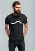 Herren T-Shirt Berg Wandern Natur Outdoor Printshirt mit Aufdruck Fashion Streetstyle Neverless®preview