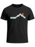 Herren T-Shirt Berg Wandern Natur Outdoor Printshirt mit Aufdruck Fashion Streetstyle Neverless®preview