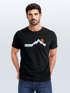 Herren T-Shirt Berg Wandern Natur Outdoor Printshirt mit Aufdruck Fashion Streetstyle Neverless®preview