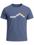 Herren T-Shirt Berg Wandern Natur Outdoor Printshirt mit Aufdruck Fashion Streetstyle Neverless®preview