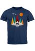 Herren T-Shirt Berge Bär Natur Polygon Outdoor Printshirt Aufdruck Wandern Männer Fashion Streetstyle Neverless®preview