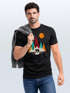 Herren T-Shirt Berge Bär Natur Polygon Outdoor Printshirt Aufdruck Wandern Männer Fashion Streetstyle Neverless®preview