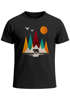 Herren T-Shirt Berge Bär Natur Polygon Outdoor Printshirt Aufdruck Wandern Männer Fashion Streetstyle Neverless®preview