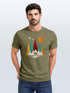 Herren T-Shirt Berge Bär Natur Polygon Outdoor Printshirt Aufdruck Wandern Männer Fashion Streetstyle Neverless®preview